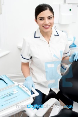 I Am Ready For The Check Up Stock Photo