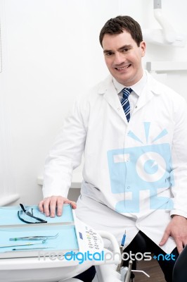 I Am Ready For The Procedure Stock Photo