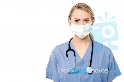 I Am Ready For The Surgery ! Stock Photo