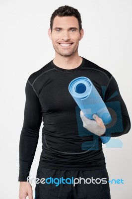 I Am Ready To Workout ! Stock Photo