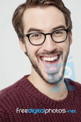 I Am So Happy Today ! Stock Photo