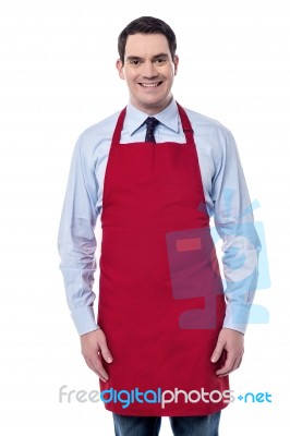 I Am The New Cafe Manager Here Stock Photo