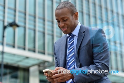 I Am Waiting For Your Call Stock Photo