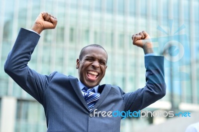 I Feel So Happy Today Stock Photo