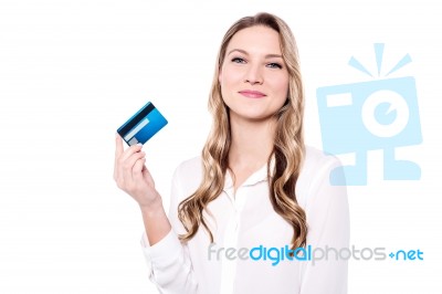 I Got More Money In My Card! Stock Photo