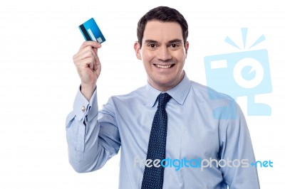 I Got My New Credit Card ! Stock Photo