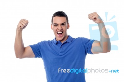 I Have The Power ! Stock Photo