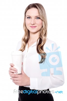 I Like To Drink Coffee! Stock Photo