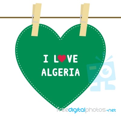 I Love Algeria6 Stock Image