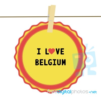 I Love Belgium5 Stock Image