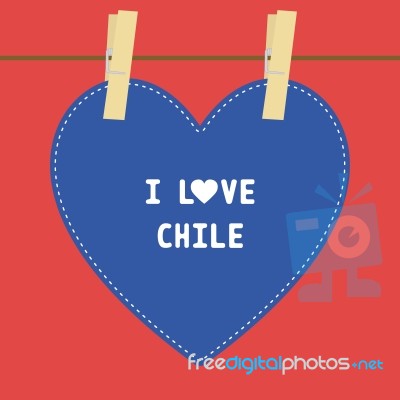 I Love Chile5 Stock Image