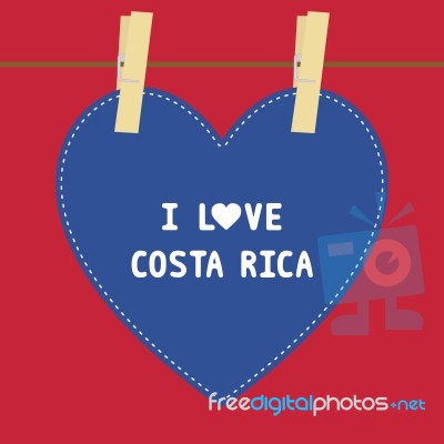 I Love Costa Rica5 Stock Image