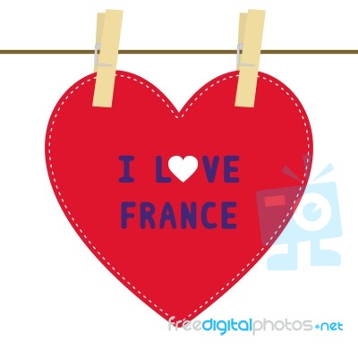 I Love France6 Stock Image