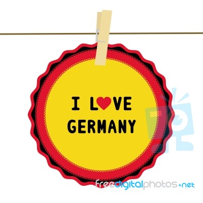 I Love Germany4 Stock Image