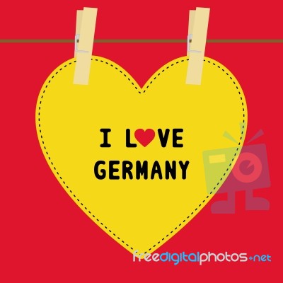 I Love Germany5 Stock Image