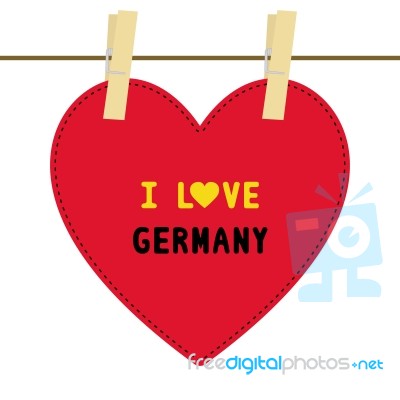 I Love Germany6 Stock Image