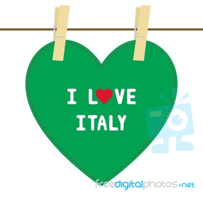 I Love Italy6 Stock Image