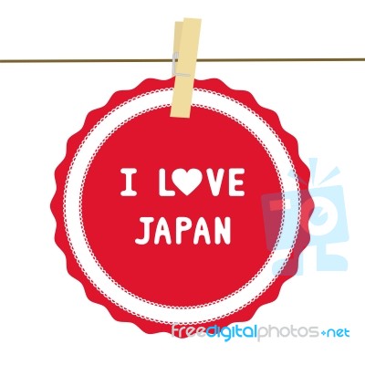 I Love Japan4 Stock Image