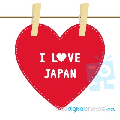 I Love Japan6 Stock Image