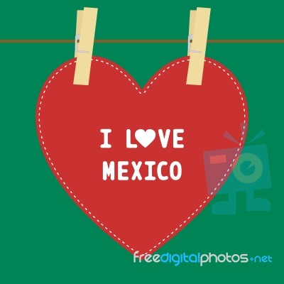 I Love Mexico4 Stock Image