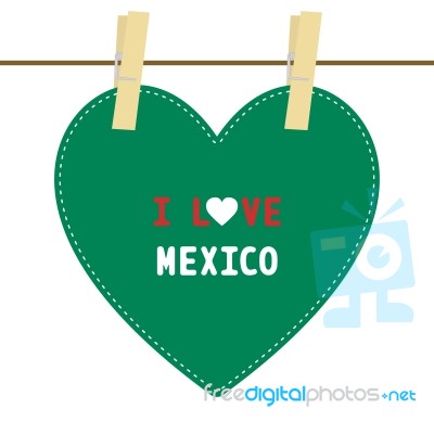 I Love Mexico6 Stock Image