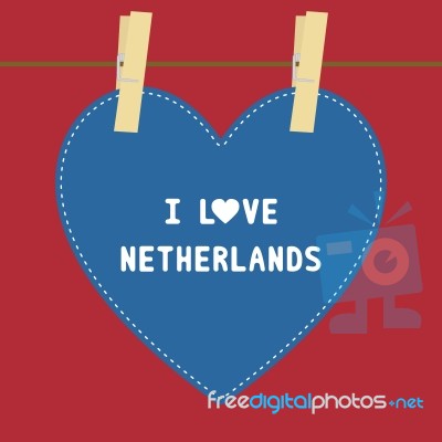 I Love Netherlands5 Stock Image