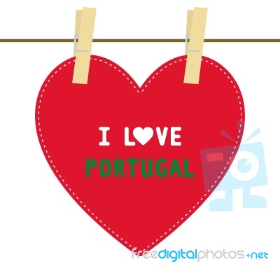 I Love Portugal6 Stock Image