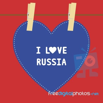 I Love Russia5 Stock Image