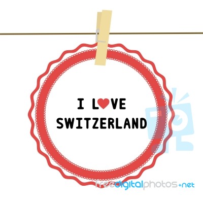 I Love Switzerland4 Stock Image