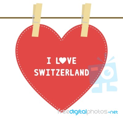 I Love Switzerland6 Stock Image