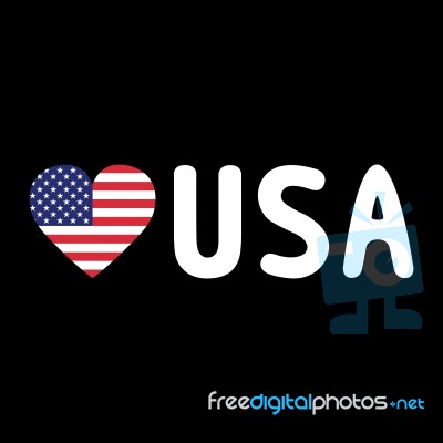 I Love Usa5 Stock Image