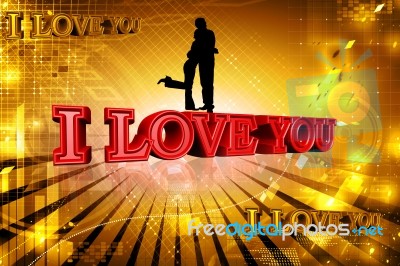 I Love You Stock Image