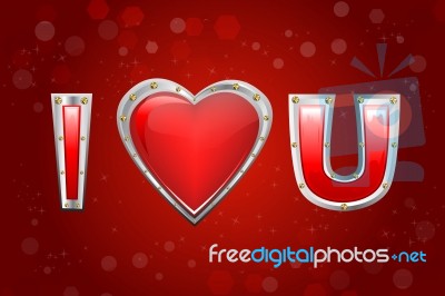 I Love You Stock Image