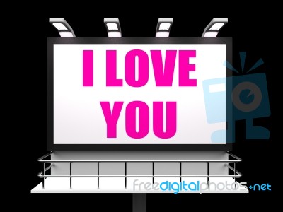 I Love You Sign Refer To Romantic Loving And Caring Stock Image