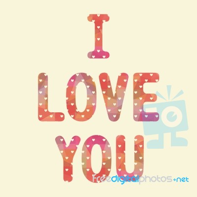 I Love You2 Stock Image