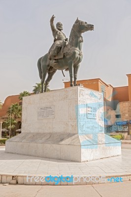 Ibrahim Pasha Monument In The Saladin Citadel, Cairo, Egypt, Afr… Stock Photo