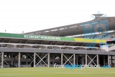 Icc Cricket World Cup 2015 Venue Eden Park Stadium Stock Photo