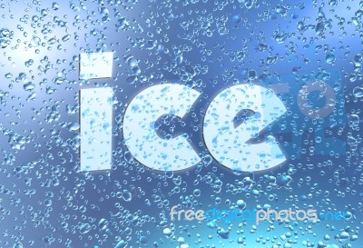 Ice Blue Stock Image