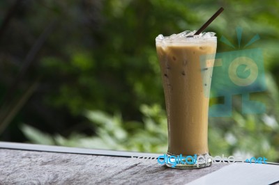 Ice Coffee Stock Photo