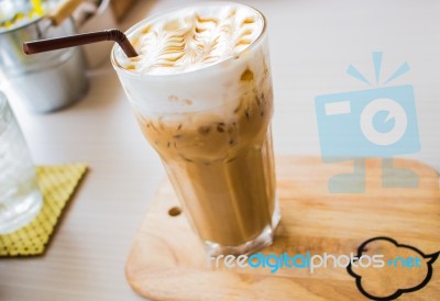 Ice Coffee Stock Photo