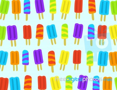 Ice Cream Background Stock Image