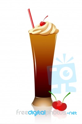 Ice Cream Glass Stock Image