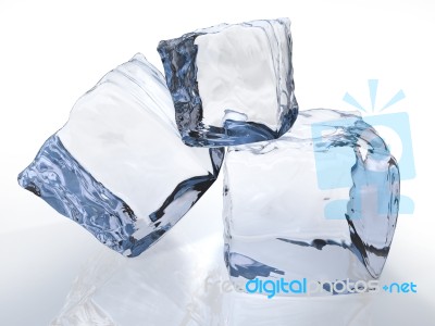 Ice Cubes Stock Image