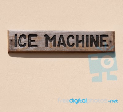 Ice Machine Stock Photo