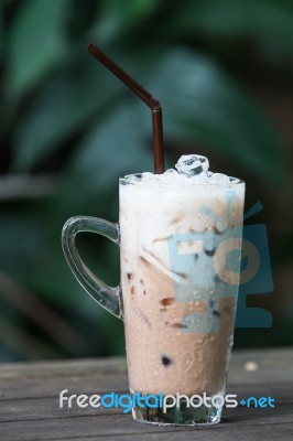 Iced Chocolate Stock Photo