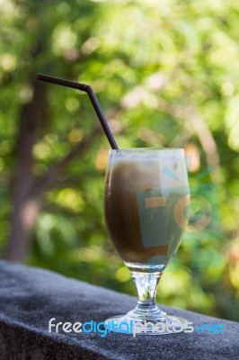 Iced Coffee Stock Photo