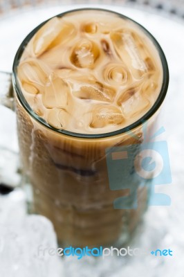 Iced Coffee Stock Photo