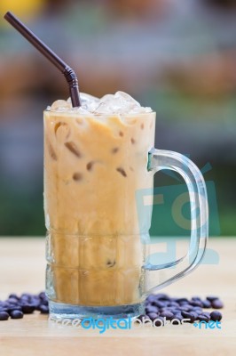 Iced Coffee Stock Photo