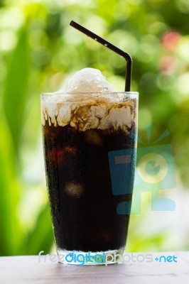 Iced Espresso Stock Photo