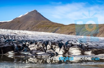 Iceland Glaciers Stock Photo